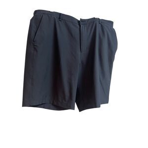 Dunning Mens Black Flat Front Athletic Golf Shorts Size 40